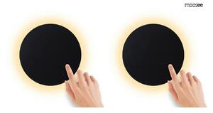 Moosee Shadow Sun 25 Fali Lámpa Szett Fekete Érintésérzékelővel