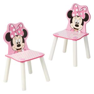 Gyerekasztal Minnie Mouse székekkel Gyerek asztal