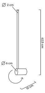 Moosee Ombre 60 Fali Lámpa Szett Acél Arany Minimalist LED (2 db)