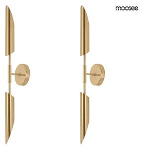 Moosee Locca Fali Lámpa Szett Acél Arany Geometrikus Kétirányú Fény
