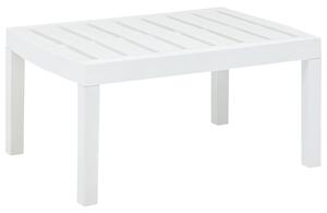 VidaXL fehér műanyag kerti asztal 78 x 55 x 38 cm