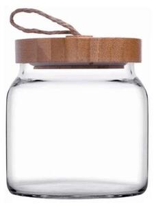 Pasabahce 43573 Woody Tároló üveg, bambusz tetővel, 575ml