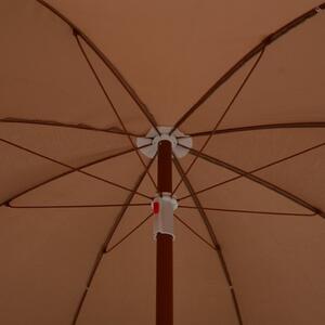 VidaXL tópszínű napernyő acélrúddal 240 cm