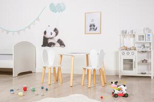 Ourbaby - Gyerek asztal és székek nyúlfülekkel Bunny
