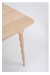 Tölgyfa étkezőasztal 90x220 cm Fawn – Gazzda