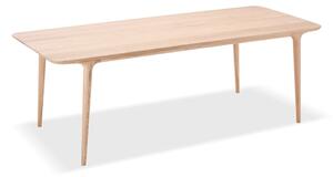 Fawn tömör tölgyfa étkezőasztal, 220 x 90 cm - Gazzda