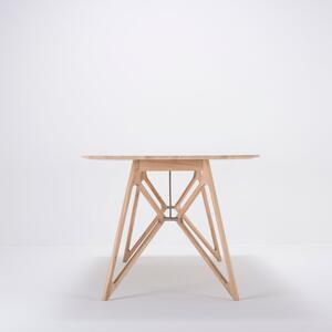 Tink étkezőasztal tölgyfa asztallappal, 220 x 90 cm - Gazzda