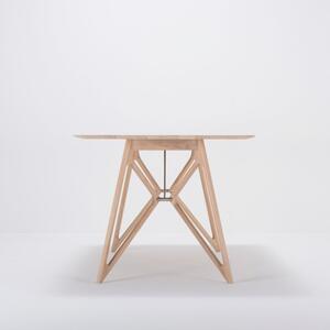 Tink étkezőasztal tölgyfa asztallappal, 180 x 90 cm - Gazzda