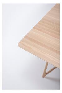 Tink étkezőasztal tölgyfa asztallappal, 220 x 90 cm - Gazzda