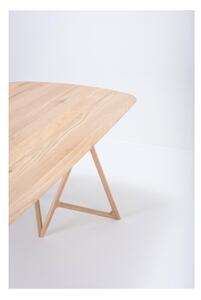 Koza tömör tölgyfa étkezőasztal, 220 x 90 cm - Gazzda