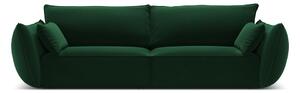 Sötétzöld bársony kanapé 208 cm Vanda – Mazzini Sofas