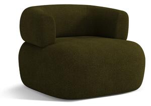Zöld buklé fotel Jenny – Micadoni Home