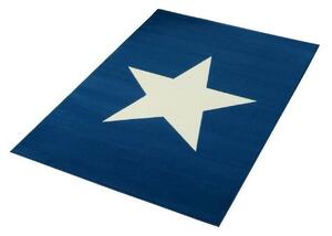 City & Mix Star kék szőnyeg, 140 x 200 cm - Hanse Home