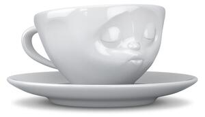 Fehér 'csókos' kávéscsésze, 200 ml - 58products