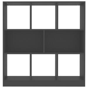 VidaXL fekete forgácslap könyvszekrény 97,5 x 29,5 x 100 cm