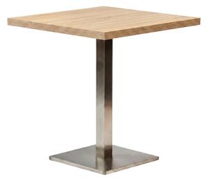 ARP264 négyzet alakú kávézóasztal, 80x80x3,6 cm, XL – sonoma