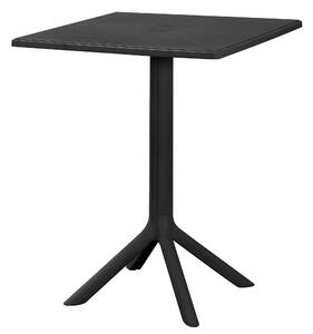Solo PP kerti asztal, kültéri asztal, 60x60 cm – fekete
