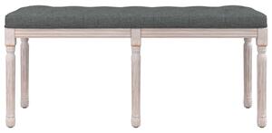 VidaXL sötétszürke szövetpad 110x40x49 cm