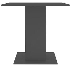 VidaXL fekete forgácslap étkezőasztal 80 x 80 x 75 cm