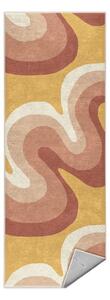 Okkersárga-törtrózsaszín mosható futószőnyeg 80x200 cm Strawberry Creamsicle – Mila Home
