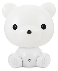Polux LED Szabályozható gyerek éjjeli lámpa 2,5W/230V fehér medve SA0792