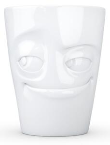 Fehér 'mosolygós' porcelánbögre - 58products