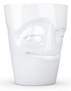 Fehér 'mosolygós' porcelánbögre - 58products