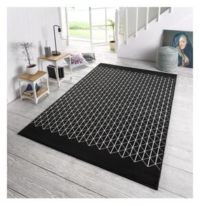 Twist fekete szőnyeg, 70 x 140 cm - Zala Living