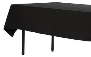 Téglalap alakú fekete bársony terítő 280x160cm