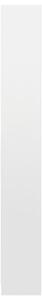 VidaXL 5-szintes magasfényű fehér forgácslap könyvszekrény 40x24x175cm