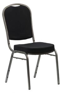 Negro kárpitozott bankett szék 20x20x1.0cm