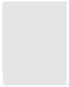 VidaXL fehér forgácslap éjjeliszekrény 40 x 30 x 40 cm