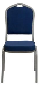 Luxus bankett szék 25x25x1.2 kék sima