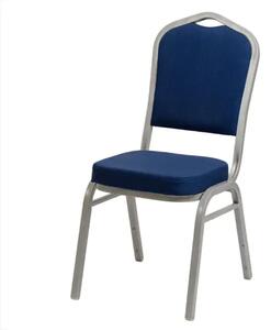 Luxus bankett szék 25x25x1.2 kék sima