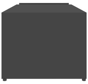 VidaXL fekete forgácslap dohányzóasztal 90 x 45 x 35 cm