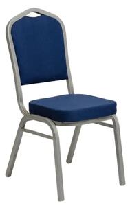 Luxus bankett szék 25x25x1.2 kék sima