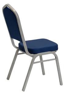 Luxus bankett szék 25x25x1.2 kék sima