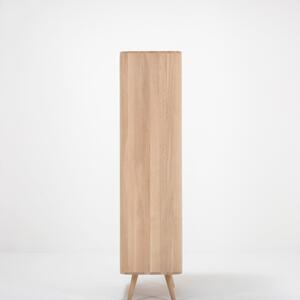 Ena ruhásszekrény tömör tölgyfa szerkezettel, magasság 170 cm - Gazzda
