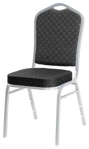 Werona fekete bankett szék 25x25x1,2