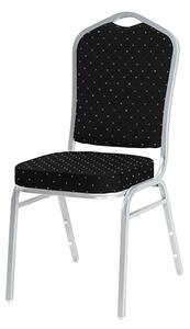 Werona fekete bankett szék 20x20x1.0