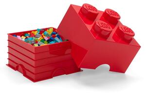 Piros szögletes tárolódoboz - LEGO®