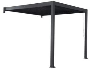 Lagos falra szerelhető terasz pergola 3 x 4 m Garden Point antracit