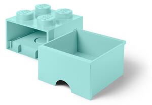 Világoskék négyszögletes tárolódoboz - LEGO®