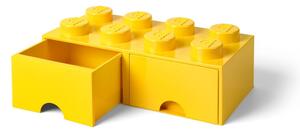 Sárga 2 fiókos tárolódoboz - LEGO®