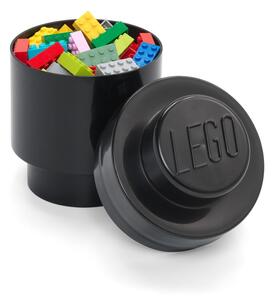 Fekete henger alakú tárolódoboz - LEGO®