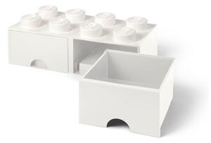 Elefántcsont fehér 2 fiókos tárolódoboz - LEGO®