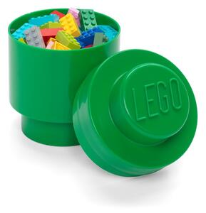 Zöld henger alakú tárolódoboz, ⌀ 12,5 cm - LEGO®