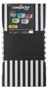 Stripes 2 db-os fekete tárolódoboz szett - Compactor