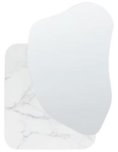 Falitükör ARVERT 60 cm 80 cm Fehér márvány