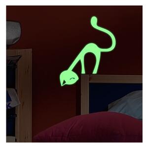 Cute Cat sötétben világító matrica - Ambiance